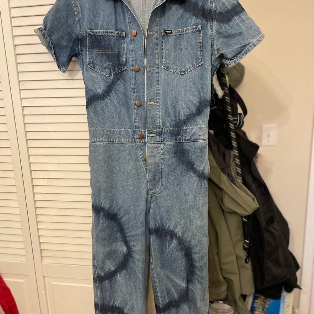 Wrangler Light Blue Denim Jumpsuit